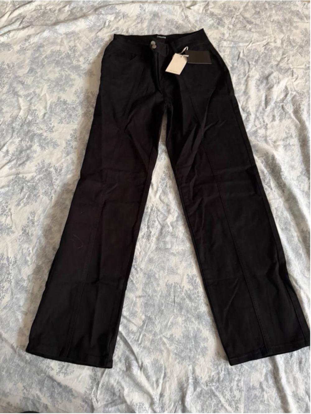 Flamingals Women's Wide Leg Pants for Women Mid Waist Dress M - Picture 3 of 6